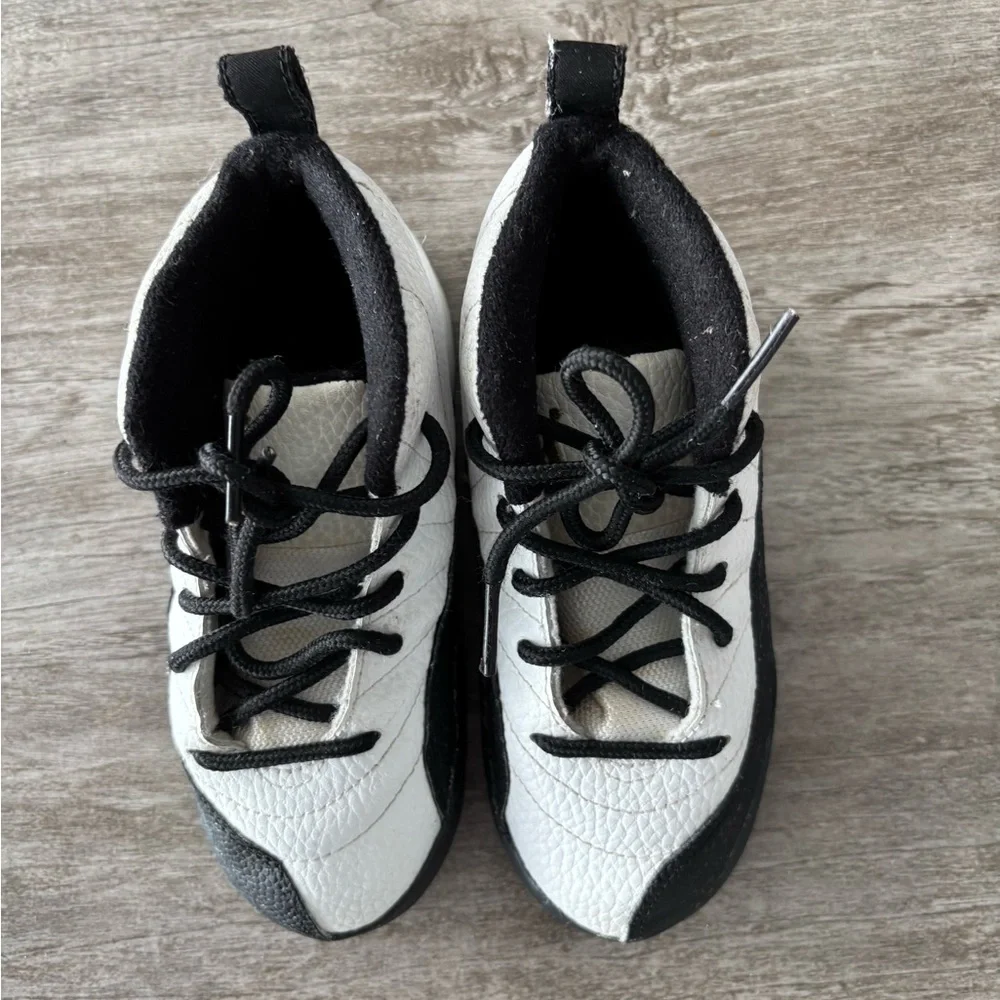 Nike Jordan Black and White High-Top Sneakers